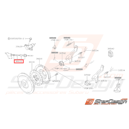 Kit réparation récepteur Embrayage Subaru WRX 06-10 FORESTER 11 Diesel31875