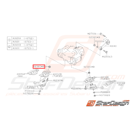 Écrou Subaru GT WRX STI BRZ FORESTER31889 Écrou Subaru GT WRX STI BRZ FORESTER31889