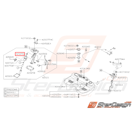 Joint Origine Subaru WRX STI 2006 - 200731948