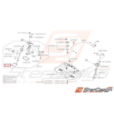 Pompe à Essence Origine Subaru WRX 2006 - 200731951