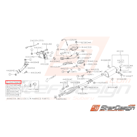 Ecrou sortie turbo / sortie culasse / up pipe GT WRX STI BRZ GT86 FORESTER31978 Ecrou sortie turbo / sortie culasse / up pipe GT WRX STI BRZ GT86 FORESTER31978