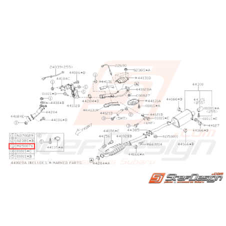 Boulon Origine Subaru GT WRX STI BRZ31980