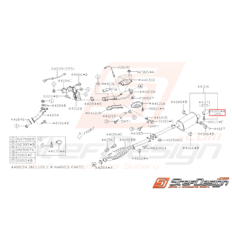 Vis Origine Subaru GT 93-00 WRX 02/03 -10 STI 02/03-07 BRZ 13-1931999
