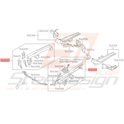 Longeron avant STI/WRX 03-05