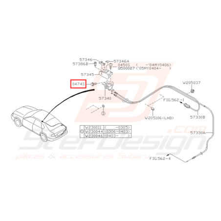 Vis Origine Subaru Impreza GT WRX STI BRZ32081