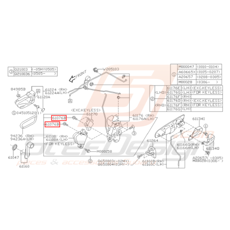 Vis Origine Subaru GT WRX STI32124