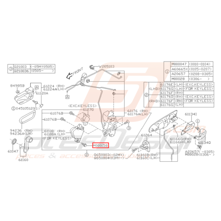 Vis Origine Subaru GT WRX STI Forester Turbo32125