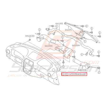 Vis Origine Subaru GT WRX STI32134