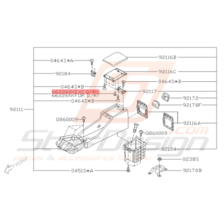 Clips Origine Subaru WRX STI 2001 - 200732229