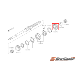 Pignon de 4 ème boite 6 vitesses STI 02-05