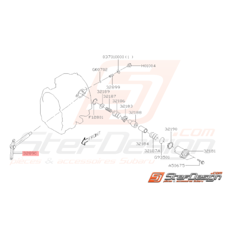 Axe Sélecteur Origine Subaru WRX 01-10 FORESTER 05-0732460