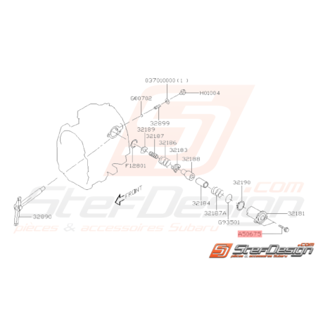 Vis Système fourchette Origine Subaru GT 93-98 WRX 01-10 FORESTER 05-0732468