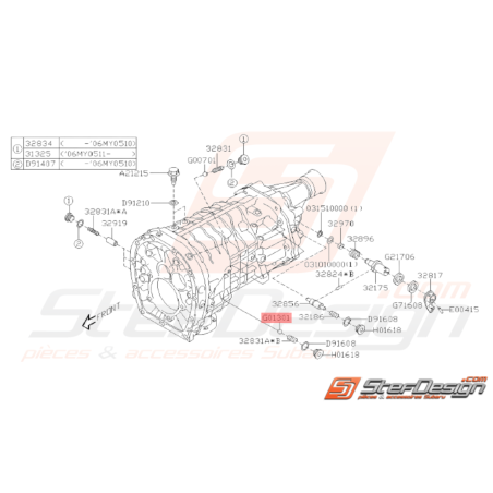 Bille Origine Subaru STI 2004 - 05/11/201132495