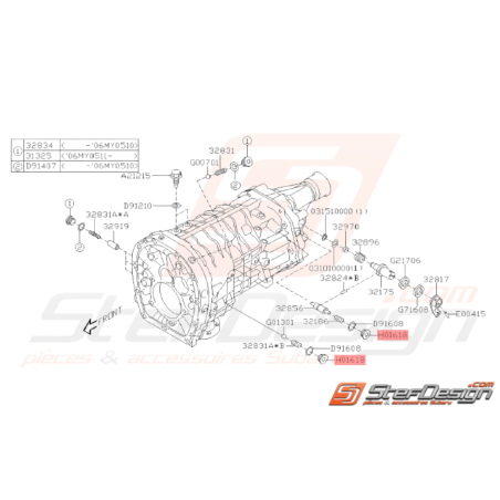 Bouchon Origine Subaru STI 2001 - 201432496