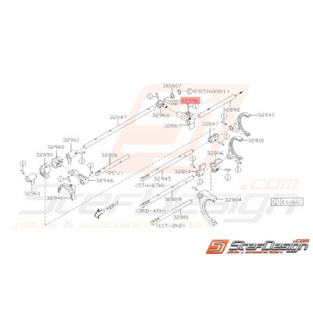 Ressort Point Mort Origine Subaru STI 2001 - 201432505
