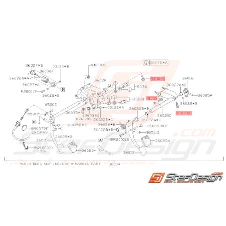 Vis Subaru WRX STI 2005 - 2014 Forester Turbo 97-0232622