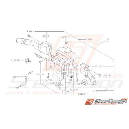 Schéma Commodo Origine Subaru STI 2006 - 200732670