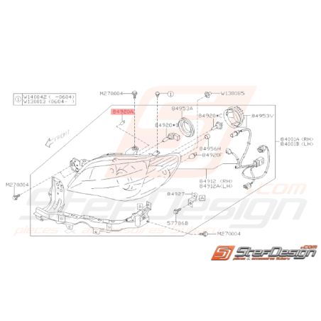 Ampoule 12V 5W Origine Subaru GT 93 - 00 WRX STI 01 - 14 BRZ 13 - 1932689