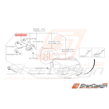 Ampoule Stop Origine Subaru WRX STI 2001 - 200732741