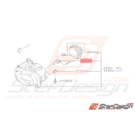 Ampoule Antibrouillard Origine Subaru GT 93-00 WRX 01-07 STI 06-0732750