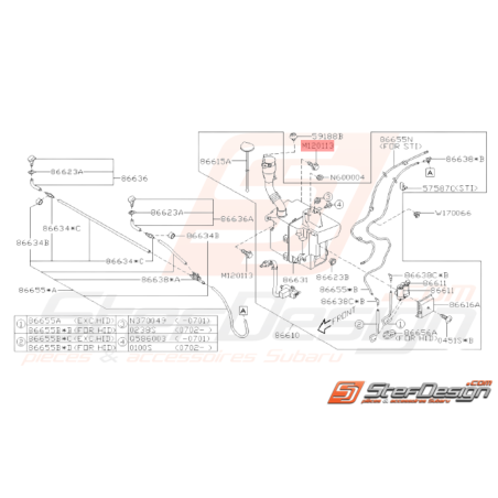 Vis divers Subaru GT WRX STI32769