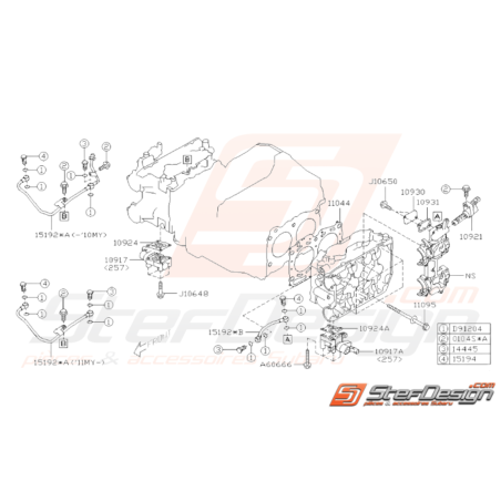 Schéma Culasse Système Origine Subaru STI 2008 - 201432871