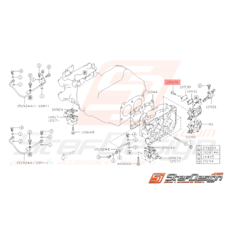 Vis de fixation crépine d'huile boite 6 vitesses WRX 06-10 STI 01-1932877