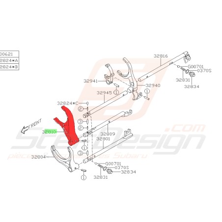 Fourchette de 3 et 4 "no mark"32925