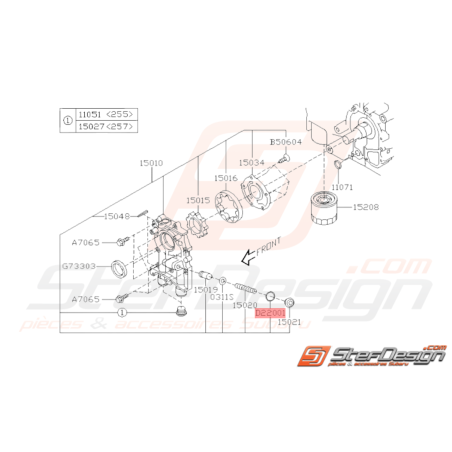 Rondelle Pompe à Huile Origine Subaru GT 93-00 WRX 01-10 STI 01-19 FORESTER Turbo 97-02/05-0732949
