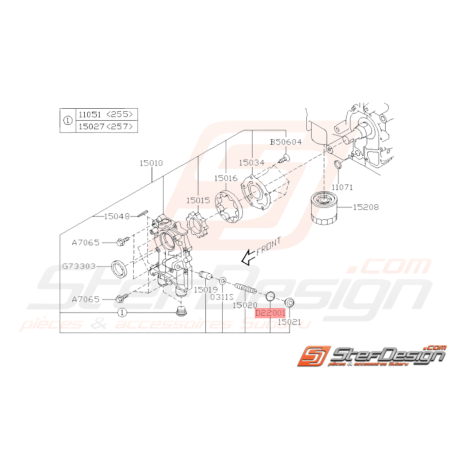 Rondelle Pompe à Huile Origine Subaru GT 93-00 WRX 01-10 STI 01-1932949