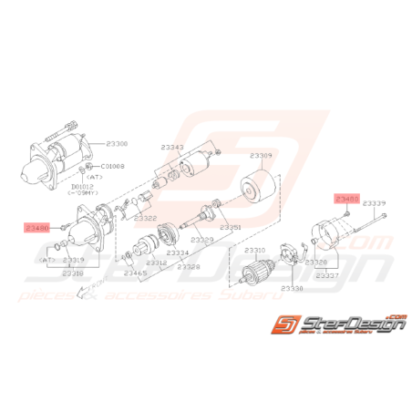 Jeu de vis Origine Subaru GT 07/97-00 WRX 08-10 BRZ 13-19 FORESTER 97-02/05-0733425
