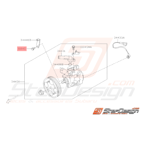 Vis Origine SUBARU GT WRX STI BRZ Forester33588
