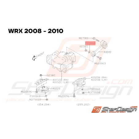 Rondelle Origine Subaru GT 93-00 WRX STI 01-14 FORESTER 97-02/05-0733607