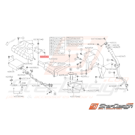 Couvercle de Réservoir Origine Subaru WRX STI 2008 - 201433718