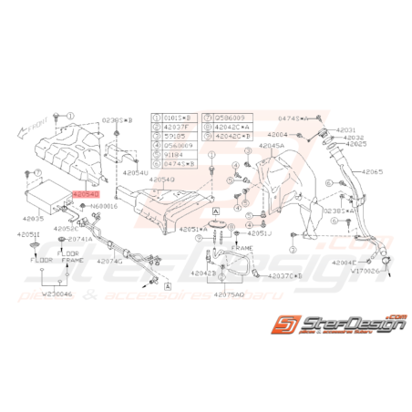 Couvercle Réservoir Origine Subaru WRX STI 2008 - 201433719