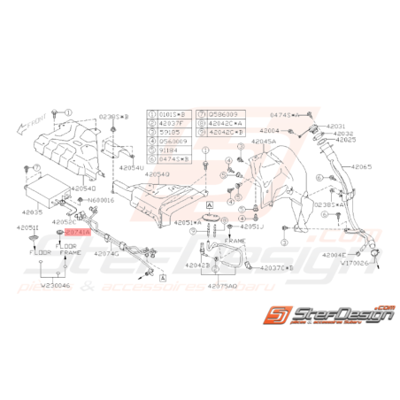Bouchon B Origine Subaru WRX STI 2008 - 2014 BRZ 2013 - 201933725