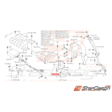 Connecteur de vidange Origine Subaru WRX STI 2008 - 201033733