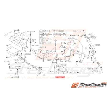 Durite Vidange Origine Subaru WRX STI 2008 - 31/08/200933736