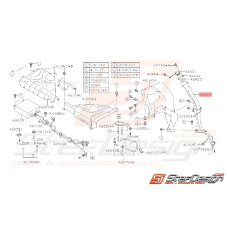 Conduit de Remplissage Essence Origine Subaru WRX STI 2008 - 201433743