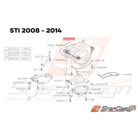 Rondelle Isolante Origine Subaru WRX STI 2008 - 2014 BRZ 2013 - 201933782