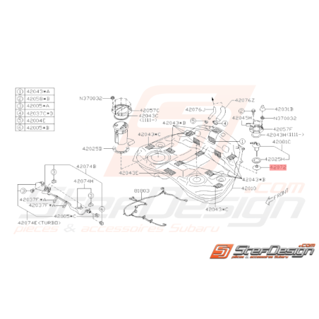 Filtre a Essence Origine Subaru GT 93-00 WRX STI 01-14 Legacy 03 BRZ 13-1933911