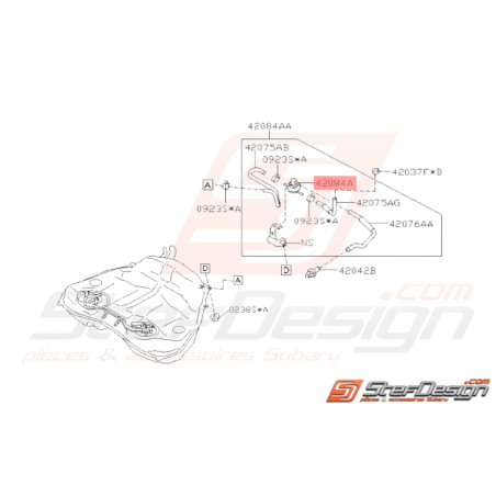 Soupape 2 voies Origine Subaru WRX et STI 2001 - 201433922