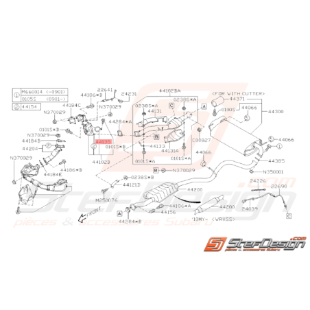 Bande Complète Origine Subaru WRX STI 2006 - 201434091