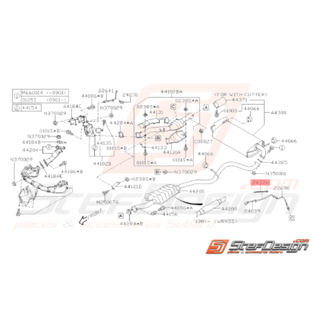 Collier Durite de Réservoir d'Eau Origine Subaru GT 93-00 WRX 08-10 FORESTER 97-0234100