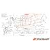 Echappement Central Origine Subaru STI 2011 - 201934133