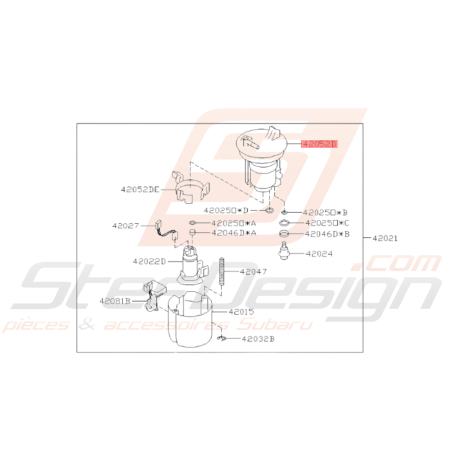 Couvercle Pompe à Essence Origine Subaru BRZ 2013 - 201934141