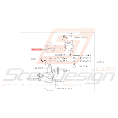 Support De Pompe Origine Subaru BRZ 2013-201934143