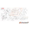 Ecrou sortie turbo / sortie culasse / up pipe GT WRX STI BRZ GT86 FORESTER34156 Ecrou sortie turbo / sortie culasse / up pipe GT WRX STI BRZ GT86 FORESTER34156
