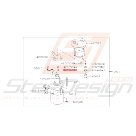 Entretoise Pompe Carburant Origine Subaru BRZ 2013 - 201934159