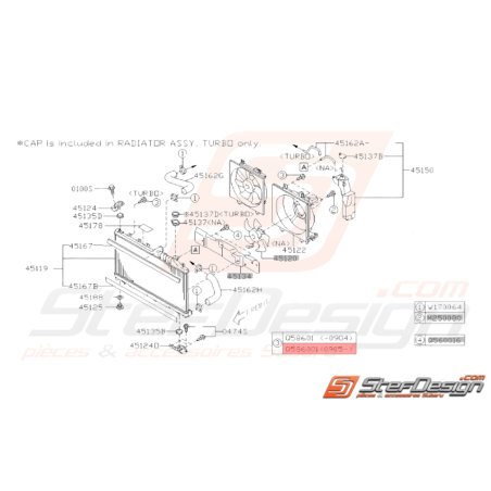 Vis Taraudeuse Origine Subaru WRX STI 05/2009 - 201434233